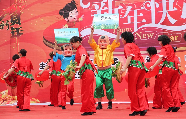 上刀梯舞龙狮惊险刺激   颂欢歌跳劲舞喜庆新年——正安2011年春节联欢活动全程记录插图65