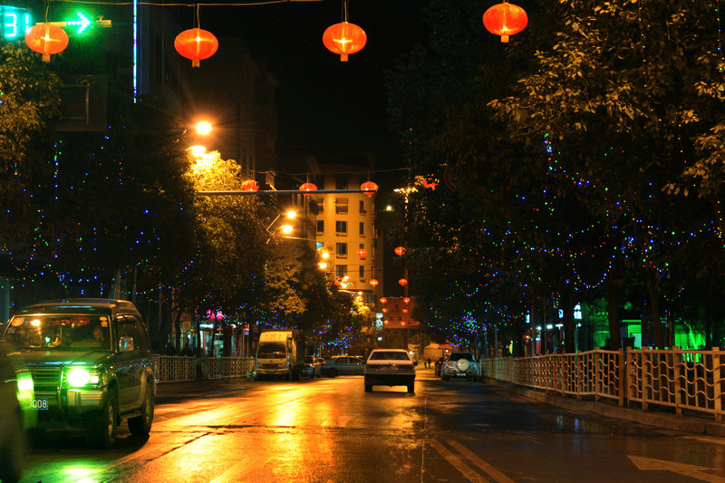 正安县城夜景插图6