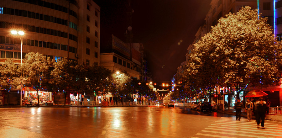 正安县城夜景插图7