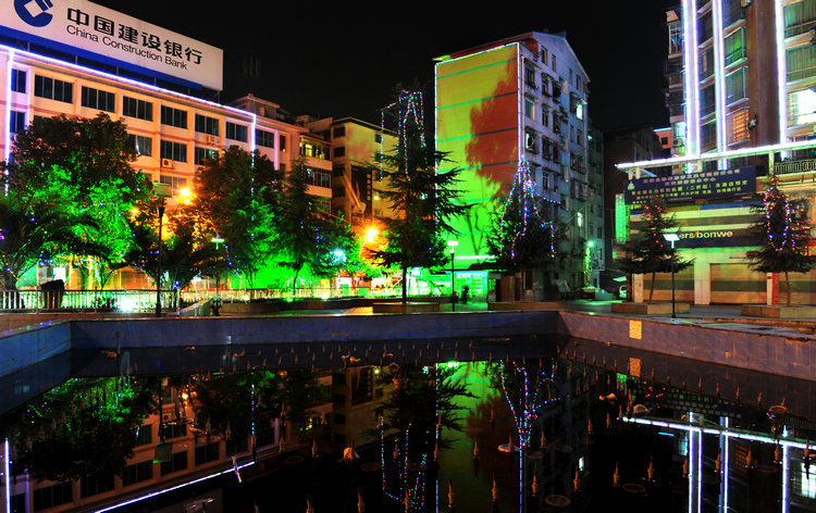 正安县城夜景插图8