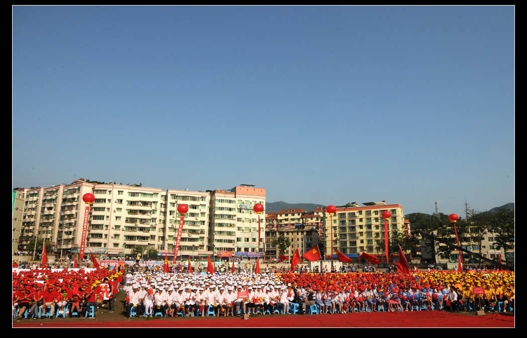 正安县庆祝建党90周年激情广场大家唱活动剪影插图52