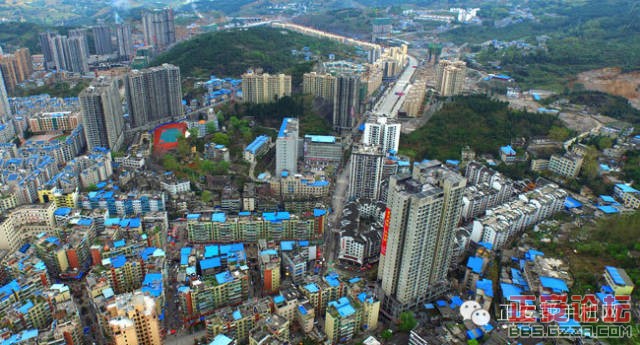 从500米的空中航拍正安，这才是真正的全景插图6