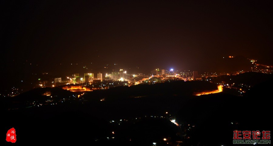 正安山城夜景插图5