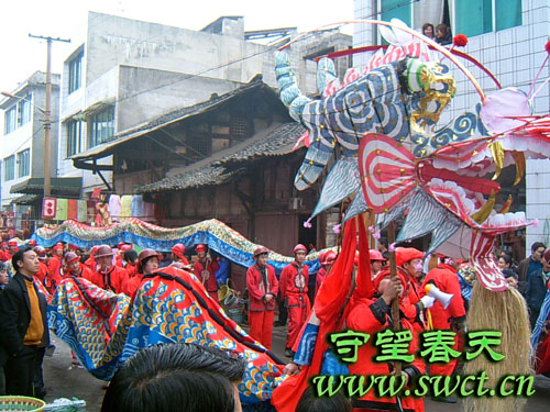 正安县安场玩龙灯插图12
