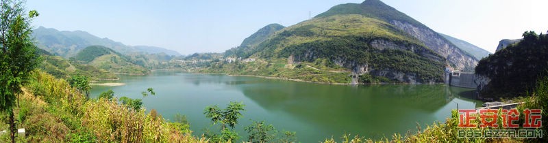 石峰水库全景两张插图1