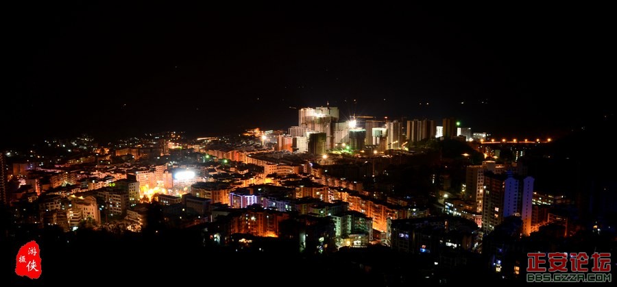 正安县城夜景插图1