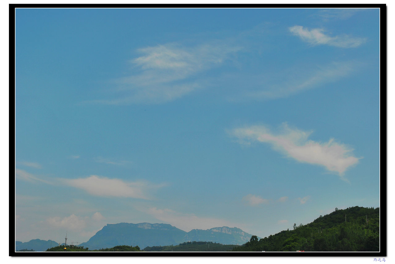 县城远眺天楼山插图3