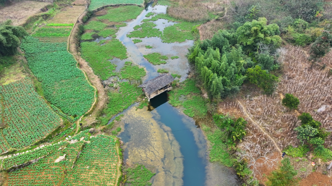 遵义正安发现贵州现存清代纪年最早木廊桥插图4 茨梨村航拍 金枭枭.png
